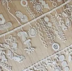 ④ ダブルxホワイト 45cm／ハンドメイドC&Sミナペルホネン リバティ