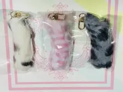 コギャル　ファー　キーホルダー　3点セット