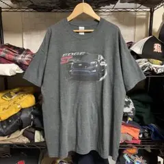 世界のギルダン海外古着今人気のモーターカルチャープリントフォードTシャツ グレー