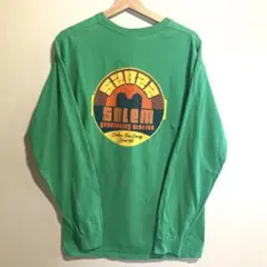 古着 GILDAN March of Dimes 長袖Tシャツ グリーン L