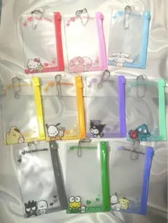 サンリオキャラクター ファスナー付きケース 10種セット