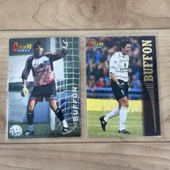 PSA9 ブッフォン BUFFON PFL パニーニフットボールリーグ PFL】パニーニフットボールリーグ プジョル＆ ブッフォン2枚セット