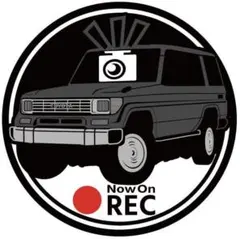 愛車色変更可 ランドクルーザー78 ドラレコ　ドライブレコーダー　ステッカー　⑩