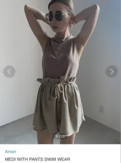 ameri medi with pants swimwear 水着のサムネイル