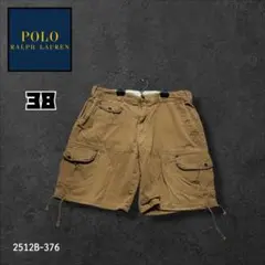 ★人気　POLO ラルフローレン　カーゴ　ハーフパンツ　ブラウン　38