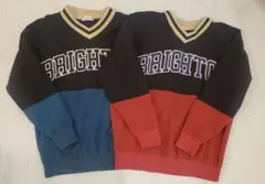 ブランシェス　 カラーブロック トレーナー 2点セット