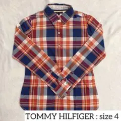 TOMMY HILFIGER 長袖 チェックシャツ 4