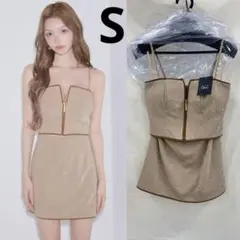 S 2896 ローブドフルールグロッシーAngelRブリエキャバドレス