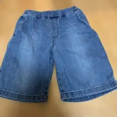 GU デニムハーフパンツ　140センチ