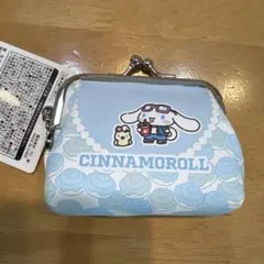 【未使用品】 シナモロール財布 E-643 (縦7×横7.5cm)