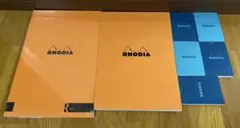 RHODIA A4ノート2冊とメモ帳5冊セット