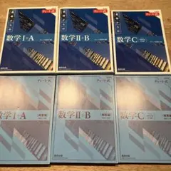 新課程　チャート式基礎からの数学I+A、II+B、Cセット 青チャート 数研出版