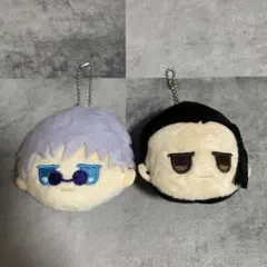 呪術廻戦 フェイスぬいぐるみ キーホルダー 五条悟 夏油傑