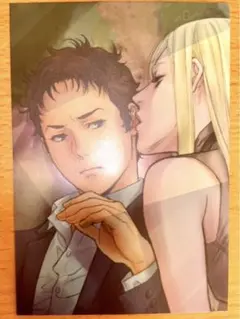 閃光のハサウェイ キルケーの魔女 1周目入場者特典　ハサウェイ＆ギギ