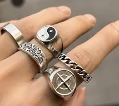 ビンテージシルバーリング　メンズ　指輪　アクセサリー　アメカジ