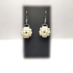 淡水パール　フック式　ピアス