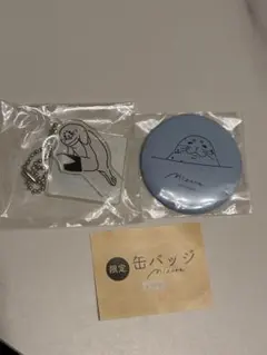 【限定セール！】海遊館　ミゾレ　缶バッジ　アクリルスタンド　キーホルダーのサムネイル