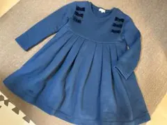 HusHusHフォーマルワンピース紺　120