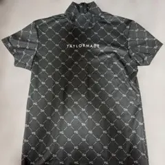 美品TaylorMade レディース ゴルフシャツ モノグラム ブラック S