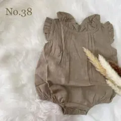 ベビー　女の子　半袖　ロンパース　フリル　韓国　花柄　バースデー　70 80