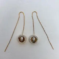 SWAROVSKI スワロフスキー Hollow ロングチェーン ピアス