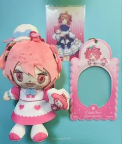 のあ　サンリオ　コラボ　激レア　カラフルピーチ　人形&カードケースキーホルダー
