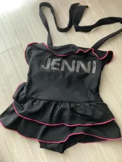 JENNI 黒 フリル ワンピース水着