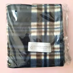 【新品未使用】MAISON KAYSER チェックブランケット100×140cm