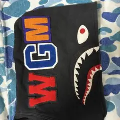 APE シャークパーカー　黒M プルオーバーのサムネイル