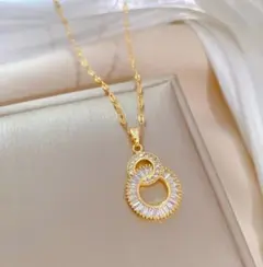 ネックレス 最高級 【ラスト1】 トゥーリング サージカルステンレス czダイヤ