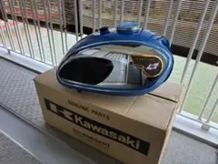 KAWASAKI W650純正タンク ブラック/ブルー - メルカリ