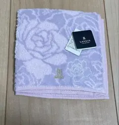 【新品未使用】ランバン　バラ模様 ハンカチ