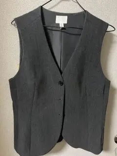 H&M ベスト ジレ グレー