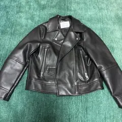 ZARA ブラック ライダースジャケット 7-122