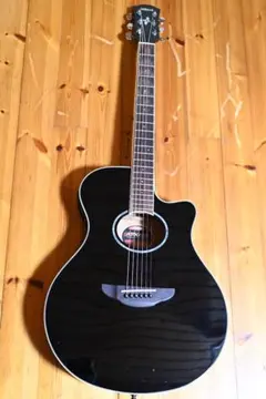 ヤマハ YAMAHA APX600 BL 黒 エレアコ 純正ソフトケース付