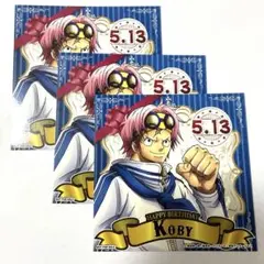コビー バースデーステッカー onepiece ワンピース 輩
