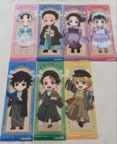 鬼滅の刃 特典クリアしおり　全7種