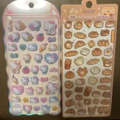 ハローキティ＆3Dシールセット