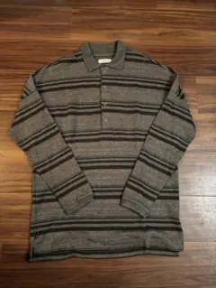nonnative ストライプ 長袖ニットポロ　サイズ1