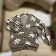GYDA ヤシの木柄 長袖カーディガンのサムネイル