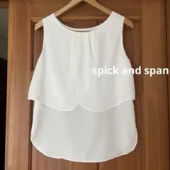 新品 Spick & Span ノースリーブ ツイストカットPO ホワイト F - メルカリ