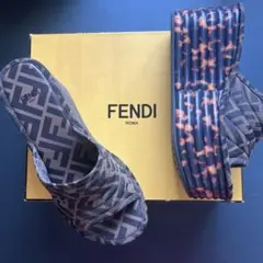 FENDI ROMA FFロゴ ウェッジソール ミュールのサムネイル