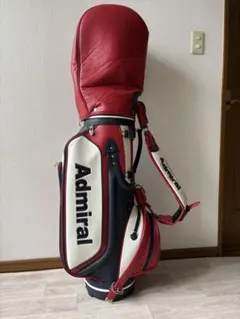 Admiral ゴルフ キャディバッグ レッド ホワイトのサムネイル