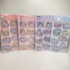 正規品 ウォーターシール 4種セット マイメロ クロミ キティ シナモロール