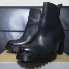 Dr.Martens MAGDALENA UK6 黒 厚底 サイドジップ