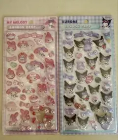 【正規品】　ボンボンドロップシール　サンリオ第2弾　マイメロ•クロミ　セット