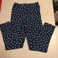 GapKids ネイビー ハート柄 レギンス140cm