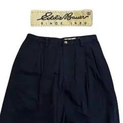 90's Eddie Bauer ツータック ワイドバルーン　チノパンのサムネイル