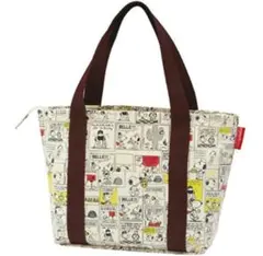 スヌーピー コミック柄 ランチバッグ