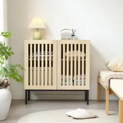 IKEA NORDKISA ノールドシーサ ワードローブ 引き戸付き 竹 解体済